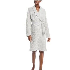 Sunday Citizen Women's Snug Waffle Robe Cloud Grey L/XL NWT